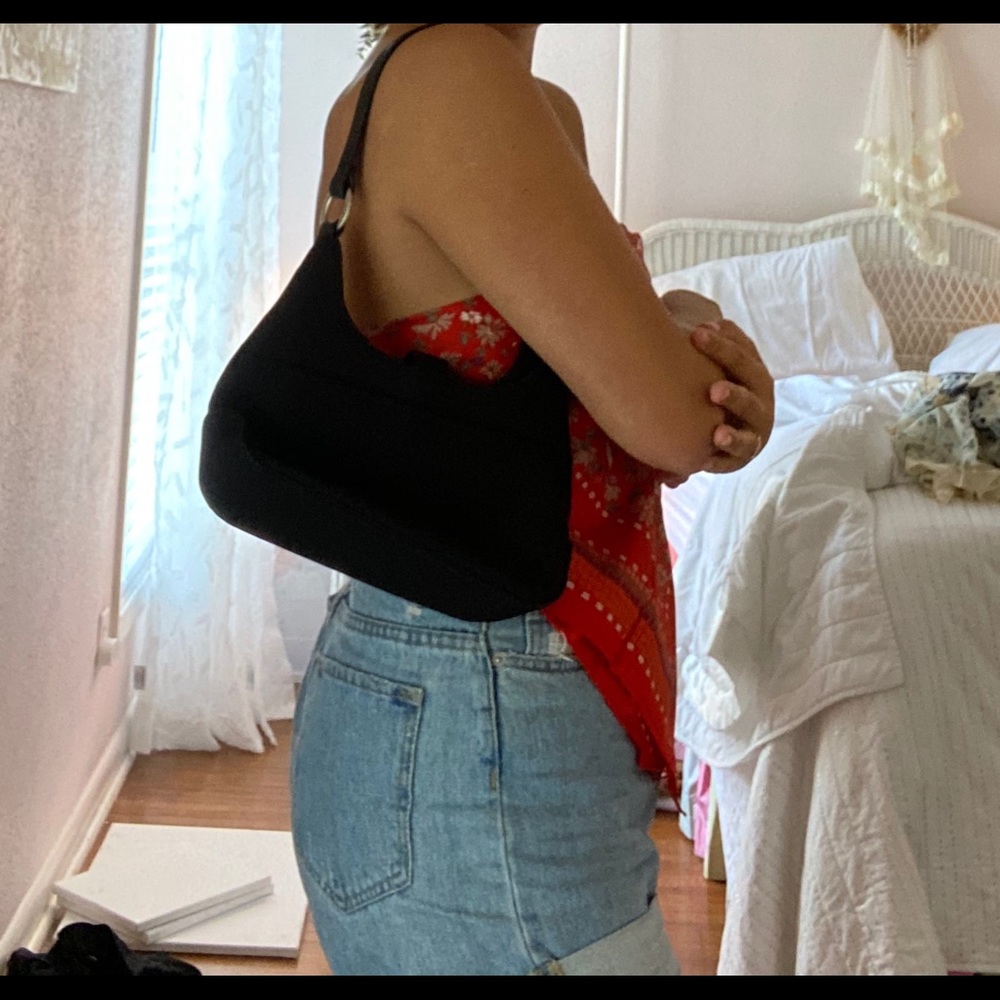 Vintage 90s black mini purse